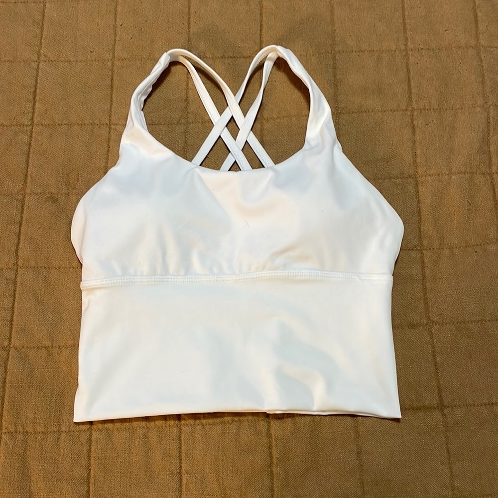 NVGTN WHITE MATRIX BRA TOP